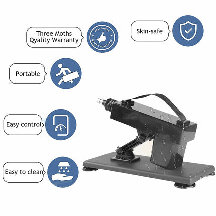 Full Automatic Bump Gun Machine Female Toy Simulation Dildo Men and Women General Water Jet Pile Driver Adult Sex Products
