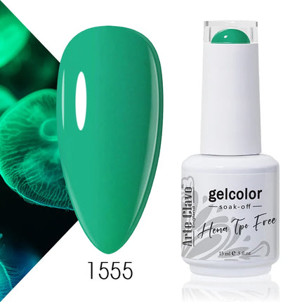 Arte Clavo Colourful Gel Nail Polish Nail Art Gel Varnishes Macaron Color Nail Semi Permanant Soak Off LED UV Gel Nail Varnishes