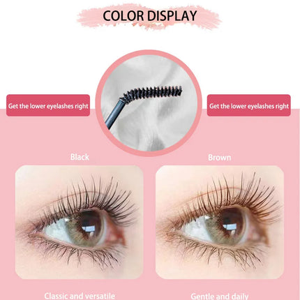 Black Brown Mascara 3d Lengthens Eyelashes Extra Volume Waterproof Natural Lashes Female Makeup Korean Cosmetics Colored Mascara