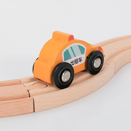 Kinds Of Wooden Track Accessories Beech Wood Railway Train Track Toys Fit for Biro All Brands Wooden Tracks Kids Education Toys
