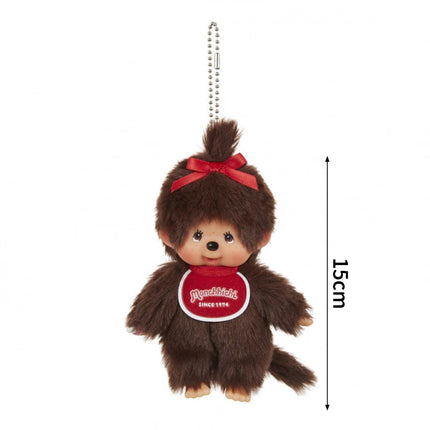 Monchhichi Plush Keychain Bag Hanging Accessories Kawaii Keychains Monkiki Doll Hanging Pendants Collection Birthday Gift モンチッチ