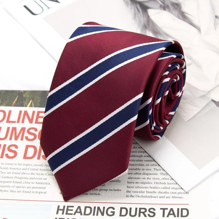 New JK Ties Women Striped Neck Tie Girls Japanese Style for JK Uniform Cute Skinny Necktie Plaid Uniform School Men Accessories