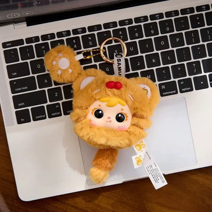 Samuel Meow Paw Paw Plush Blind Box Cute Bag Pendant Mysterious Surprise Box Desktop Ornament Mysterious Surprise Box Gifts