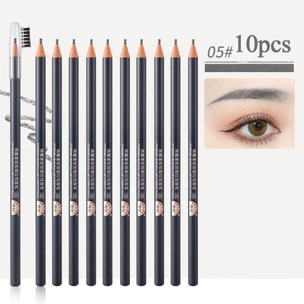 Eyebrow Pencil Waterproof Eyebrow Enhancers Long Lasting Brow Cosmetics Professional Makeup Brow 2mm Ultra-fine Eyebrow Pencil