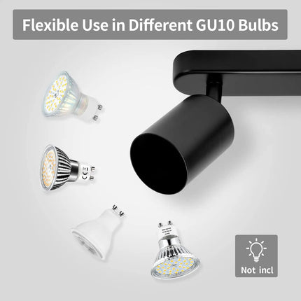 110v 220v LED Ceiling Light GU10 LED Track Spot Light for Chandelier Bedroom Corridor Ceiling Lamp  Replacement Bulb lighting