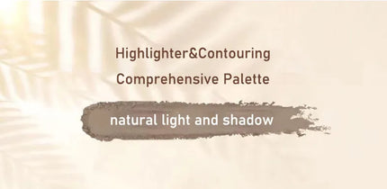 Judydoll Facial Highlighter Makeup Palette Face Lasting Glow Brighten Contour Shimmer Matte Powder 3D Nose Shadow Cosmetics
