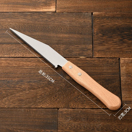 Style Hand Saw Non-slip Wooden Handle Pull Saw Flush Cut Saw Flexible Handsaw Woodworking Cutting Tool Hand Saw