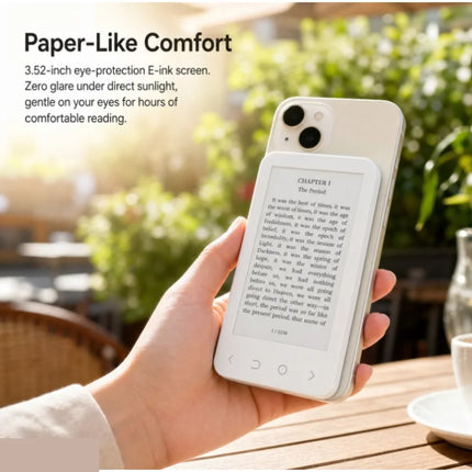 KAICONN S1 E-Book Reader Ink Screen Magnetic Lightweight 3.52Inches Ultrathin Magnetic Portable E-Book Readers 128MB