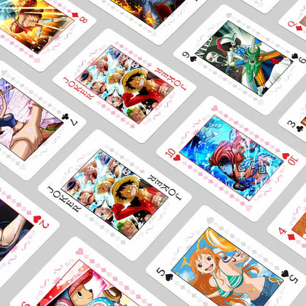 Anime Jujutsu Kaisen Haikyuu Cosplay Board Game Cards Genshin Impact Hardcover Poker Toy Gift