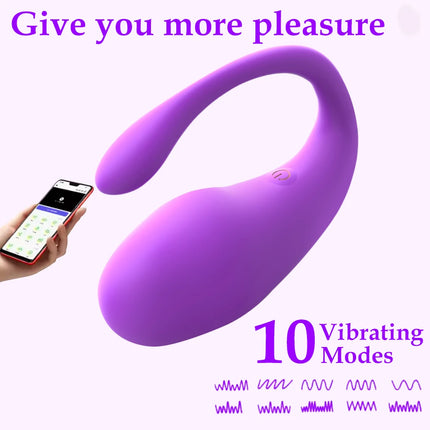 Wearable G-dot Love Egg Wireless Bluetooth Dildo Vibrator Egg APP for Female Control Clitoral Stimulator Adult Happy Massage Toy