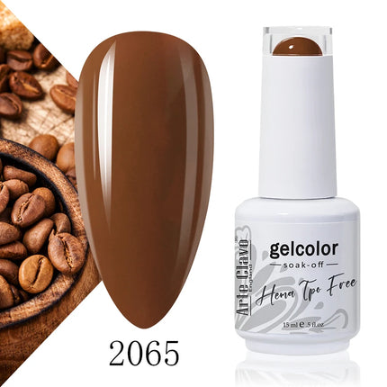 Arte Clavo Colourful Gel Nail Polish Nail Art Gel Varnishes Macaron Color Nail Semi Permanant Soak Off LED UV Gel Nail Varnishes