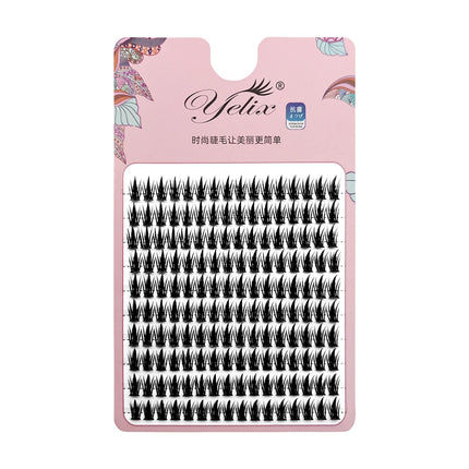 Yelix 160 clusters anime lashes Cosplay lash clusters wispy japanese makeup spikes eyelashes strands eyelash