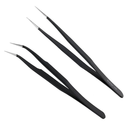 Eyelash extension tweezers beauty makeup tools for lashes building matte eye lashes tweezers false eyelashes tools