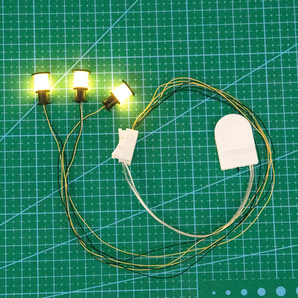 3PCS Miniature Lawn Lamp Model 3V Many Style LED Light For DIY Railway Train/Garden Grass Lights/Dollhouse/Street Scene Decor
