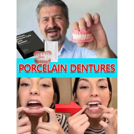 False Teeth Silicone Upper Lower Veneers Perfect Laugh Veneers Dentures Paste Fake Teeth Braces Comfortable Teeth Orthodontic