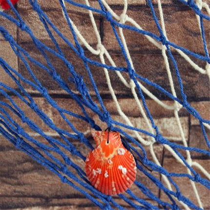 Ceative Decor Nets Hemp Rope Mediterranean Hanging Net Wall Decor Room Party Decorative Fishing Net Playground Gift Boho Style
