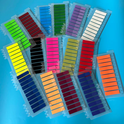 200-3200PCS Clear Sticky Notes Self-Adhesive Colorful Memo Pads for Office School Book Annotation Index Tabs Stationery
