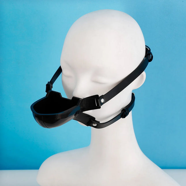 Penalty Toilet Mouth Gag BDSM Drink Urine Gag with Harness Sex Adult Toys Dog Piss Slave Sex Toy Erotic Pee Funnel Gag