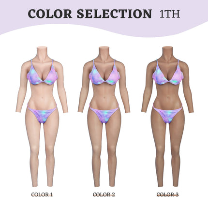 CYOMI Fake Boob Silicone Bodysuit Breast Forms Fake Vagina For Transgender Sissy Drag Queen Male Crossdresser Cosplay C/D/E Cup