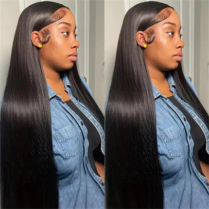 30 34 40 Inch Human Hair Bone Straight Human Hair Bundles Deal Brazilian Virgin 1/3/4 Bundles Raw Hair Extensions Natural Color