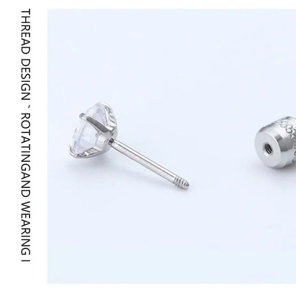 ‌2025 New Gold Color Stainless Steel Boho Zircon Stud Earrings Hypoallergenic Light Luxury Jewelry for Women, for Daily & Party