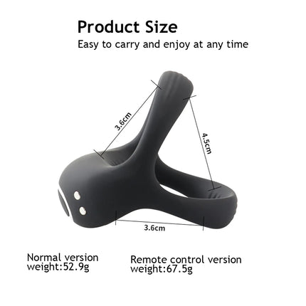Vibrating Cock Ring for Men Silicone Penis Rings Intense Vibration Mens Vibrator Longer Harder Stronger Erection Adult Sex Toys