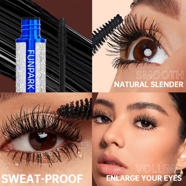 1pc Black Eyelashes Lengthening Mascara Waterproof Lash Eyelash Curling Extension Eye Lashes Brush Korean Makeup Gift Cosmetics