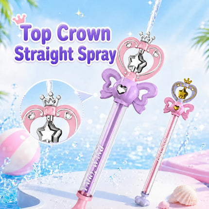 Outdoor Toys Magic Fairy Wand Water Gun Sparkling Summer Water Play Toy Birthday Gift Water Battle Cannon for Kids and Adults