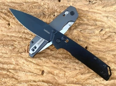 2038 Iridium KVT Outdoor Hunting EDC Tool Folding Pocket Knife D2 Blade Aluminum Handles tools With Pocketclip Fast Shipping