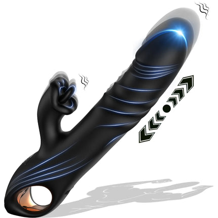 Thrusting Rabbit Vibrator for Women Vagina Dlido Vibrator G-Spot Clitoris Stimulator Female Masturbation Sex Toy for Women