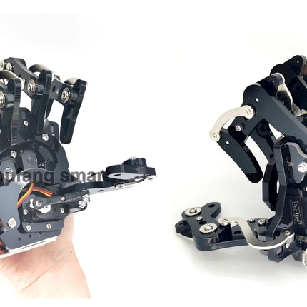 5 Dof Robot Hand with Base Humanoid Robotic Finger Bionic Assembled Mechanical Manipulator Claw for Arduino Programmable Robot