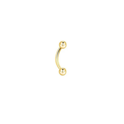 1-9PCS Golden Eyebrow Stud Rings Piercing Jewelry Rook Surgical Steel Silvery CZ Tiny Labret Lip Navel Belly Helix Tragus 16G
