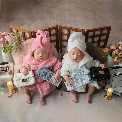 Newborn Photography Clothes Baby Bathrobes Pajamas Studio Shooting Clothing Boys and Girls Photo Photography Props