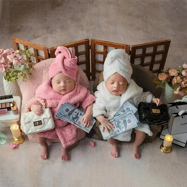 Newborn Photography Clothes Baby Bathrobes Pajamas Studio Shooting Clothing Boys and Girls Photo Photography Props