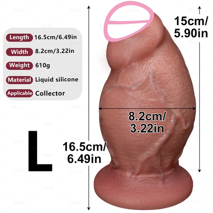 3Sizes Realistic Anal Dildo Thick Huge Penis Suction Cup Anal Sex Toys For Woman Vagina Adult Masturbator Cock Big Dick buttplug
