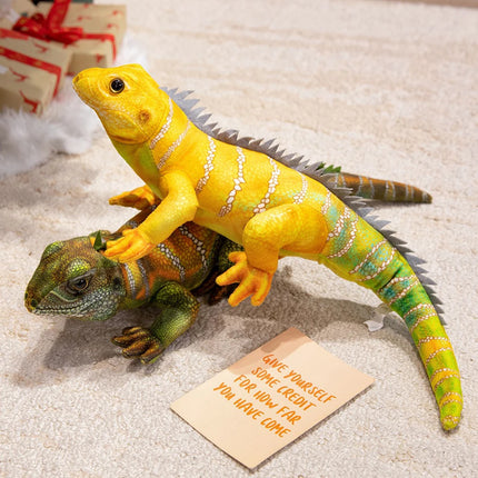 New 50cm Cute Long Soft Bearded Lizard Plush Toy Real Life Reptile Dragon Stuffed Animal Lovely Room Decor Gift For Boy And Girl