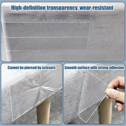 1 Roll Anti Cat Scratch Furniture Protector Tape Self-Adhesive PVC Transparent Tape Couch Guard Pads Stickers for Couch Sofa