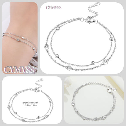 Original 925 Sterling Silver Butterfly Bracelet Zirconia Tennis Ball Women Fashion Simple Engagement Wedding Charm Jewelry Gift