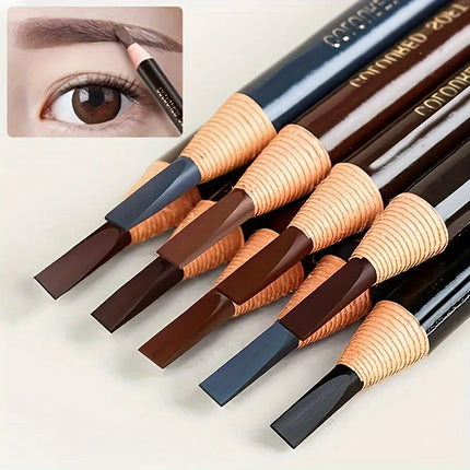 10pcs Hengsi Waterproof and Long-lasting Tear Off Eyebrow Pencil - No Need to Sharpen, Anti Smudging Suitable for All Skin Types