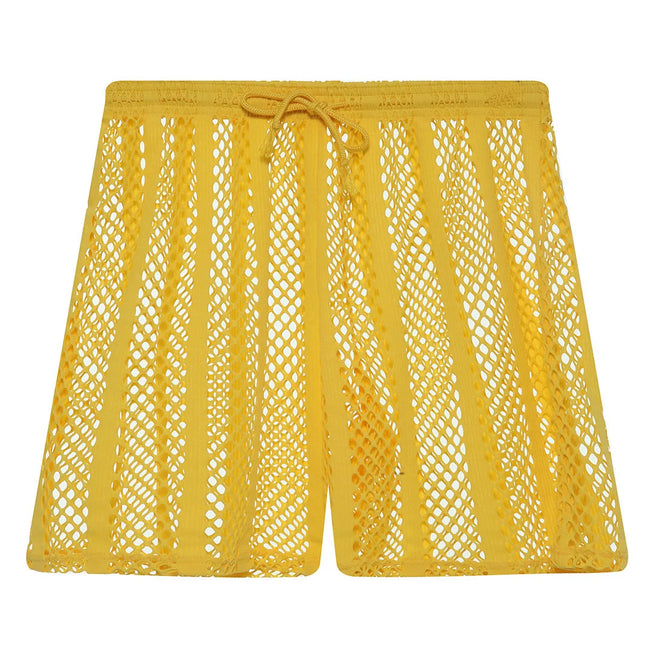 Men Boxers Mesh Sexy Underwear Hollow Lingerie Fishnet Sleepwear See Through Long Leg Boxer Shorts Underpants