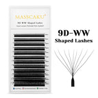 9D WW Shape / D / 0.07mm|8-15mm mix length
