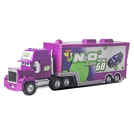 Lot lorry racing model Cars 2 3 Toy Car Lightning Mack Uncle Dinoco cruz ramirez Chick Hicks King Racer Collect Alloy Truck Gift