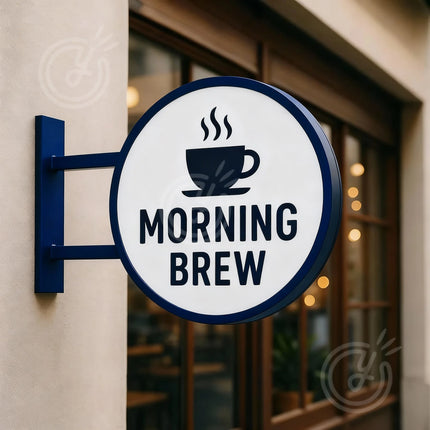 Custom Business Lightbox Sign Advertising Double-Sided Illuminated Personalized Customizable Auto Repair Shop Decor LED Signage