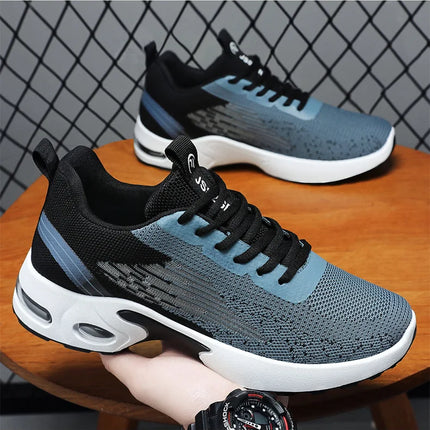 Ultralight Running Shoes for Men Casual Breathable Mesh Sneakers Anti-slip Fashion Solid Colour Men's Shoes Plus Size 47