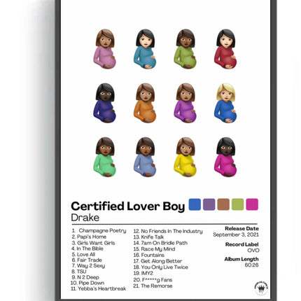 Famous Music Album Singer Celebrity Rapper Living Room Poster Modern Painting Art Home Wall Decoration Pictures