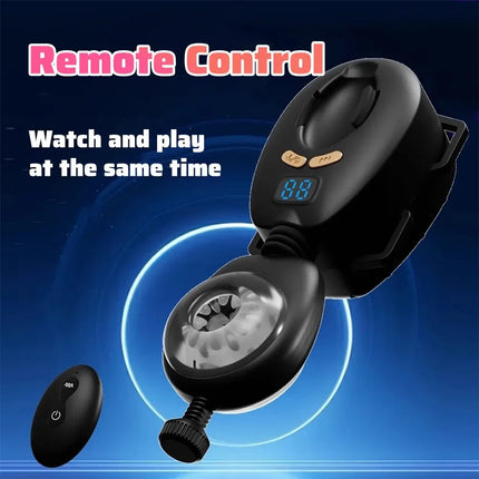 Automatic Swing Male Masturbator Wearable Thrusting Vibrating Masturbator for Men Cock Lasting Trainer Pocket Pussy Sex Toys 18