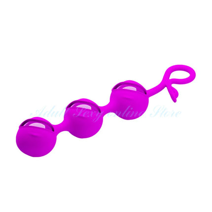 Silicone 3 Smart Kegel Egg Ben Wa Ball Vagina Tighten Exercise Geisha Sex Toys for Women
