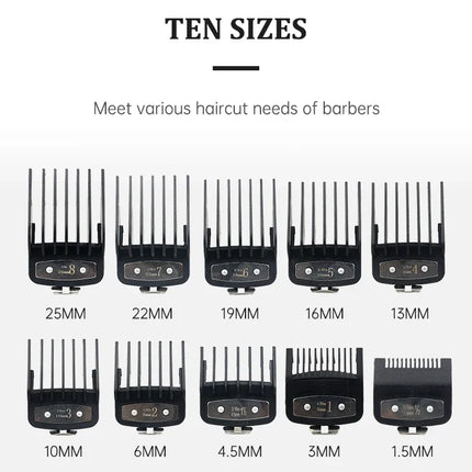 Universal Hair Clipper Guards Barber Trimmer Attachment Limit Combs Professional Barber Accessories Replacement Set Limit Combs