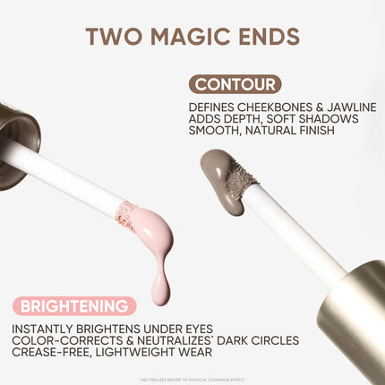JUDYDOLL LIQUID CONTOUR AND UNDER EYE BRIGHTENING DUO