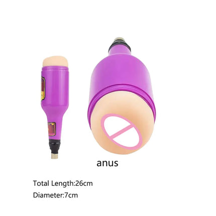 3XLR Sex Machine Attachment Masturbation Cup Realistic Vagina Anal Oral Sucker Sex Toys For Male Masturbator